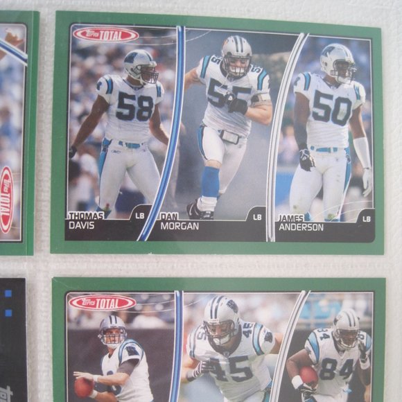 Lot of 8 Carolina Panthers NFL Player Cards - Picture 3 of 12